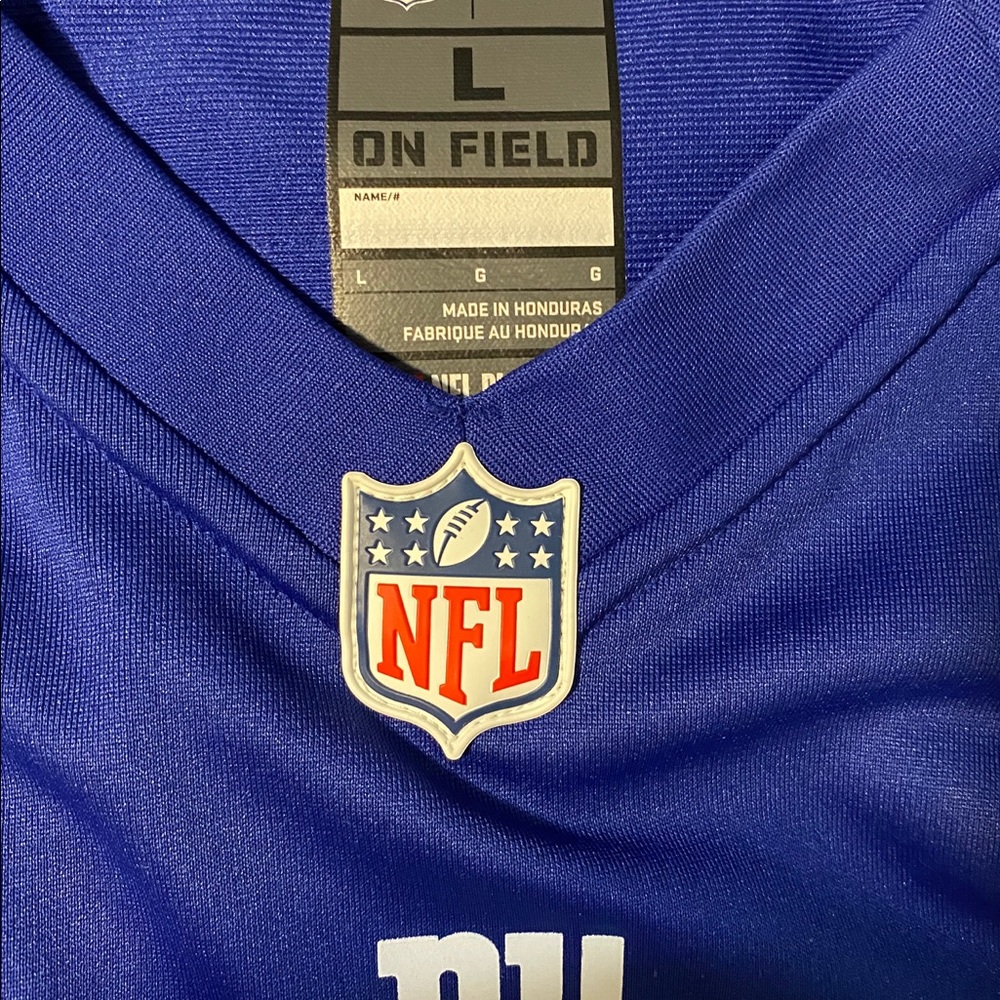NFL NY Giants Jersey. Size L.  New without tags.